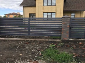 Забор жалюзи 72 метра фото в Дзержинске
