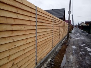 Деревянный забор елочка 150 метров фото в Дзержинске